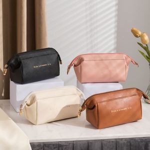 Upgrade New Travel <b>Toiletry</b> <b>Bag</b> <b>Large</b> Capacity Cosmetic <b>Bag</b> PU Leather Portable Multifunctional Storage Makeup <b>Bag</b> - Product Image 2