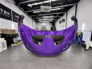 Pour Lamborghini <span class=keywords><strong>Huracan</strong></span> Kit de carrosserie en fibre de carbone sèche STO amélioré pare-chocs avant et arrière, jupes latérales, garde-boue, capot - Product Image 2