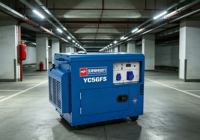 Générateur diesel silencieux 5000W, démarrage électrique portable, refroidissement par air, groupe électrogène de secours domestique, AVR, grand réservoir de carburant de 15L, 230V 50/60Hz