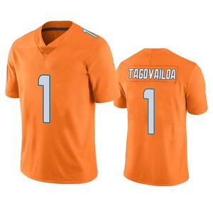 Mannen Jeugd Vrouwen # 1 Tua Tagovailoa # 10 Tyreek Hill # 17 Jaylen Waddle # 13 Dan Marino American Football-shirt - Product Image 4