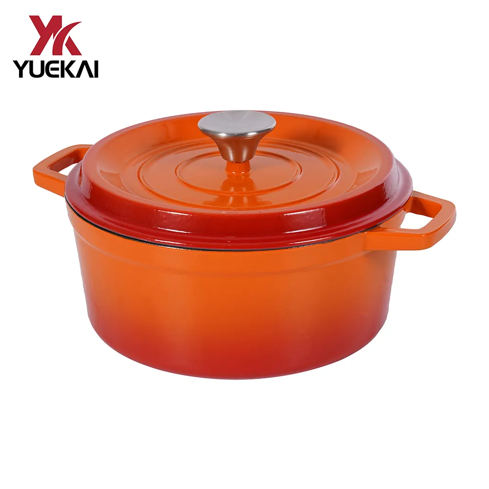 Robust Construction cast iron cookware sets dutch oven pot cast iron enamel pots casserole cast iron covered dutch oven