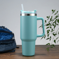 Groothandel bulk vacuüm geïsoleerde roestvrijstalen sublimatie skinny koffiebekers wijnglazen grote capaciteit hittepers rietje