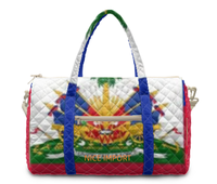 Sac de voyage Haiti (version matelassée) grande capacité pour femme, sac de sport, sac de week-end, sac de voyage pour la nuit, bagage cabine pour le voyage