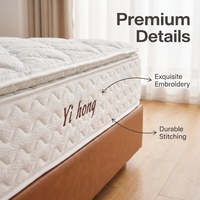 Federkernmatratzen Sleepwell Doppel- und Einzelmatratzen mit Kühlgel King- und Queen-Size Boxspring mit Taschenfederkern Memory-Schaum Bettmatratze Colchon