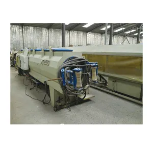 Línea de producción de extrusora de plástico, máquina de fabricación de tuberías de conducto de PVC de segunda mano