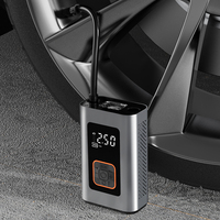 Compresseur d'air miniature pour voiture 8006 en gros, mini gonfleur de voiture portable multifonction, batterie rechargeable, pompe à air numérique automatique