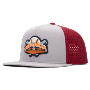 หมวกเบสบอลกันน้ำ TCAP จีน ผลิตตามสั่ง หมวก 6 แผง ยาง PVC ปักโลโก้ - Product Image 1