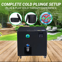 Système de refroidissement rapide pour bain de glace, refroidisseur d'eau 1HP, machine de refroidissement par immersion froide avec filtres et pompe