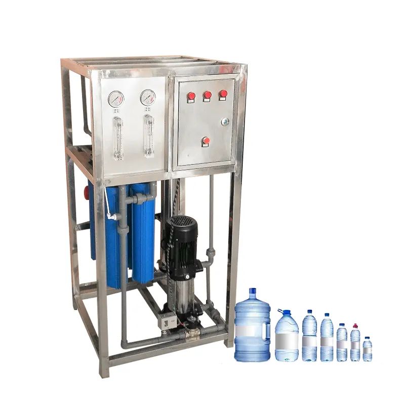 Небольшая установка очистки воды 250 л в час, очищенная система фильтрации воды RO