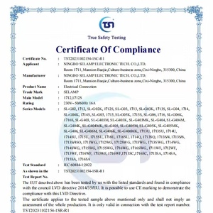 Conector Industrial Multipolar, Caja de Conexiones Eléctrica Resistente a la Intemperie, <span class=keywords><strong>con</strong></span> Cable Plano de 5m - Product Image 6