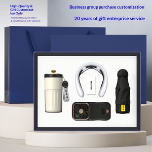 Regalos Personalizados OEM para Clientes, Incluyen Regalos de Bienvenida para Empleados, Ventilador, Masajeador Cervical, Taza de Café y Set de Regalos Empresariales - Product Image 2