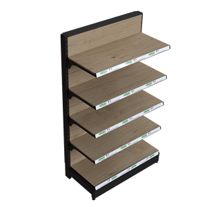 Étagères de supermarché modulaires, composants métalliques détachables, expédition facile, support d'étagères pour les commerces de détail - Product Image 1