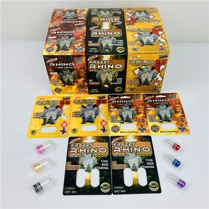 Rhino 69 350K 600K 900K Thuốc Tăng Cường Tình Dục Pakcaging Vỉ 3D Thẻ Hàng Tồn Kho Đen Mamba 7K Thẻ Giấy Với Hộp Hiển Thị - Product Image 2