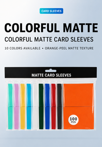 Fundas Protectoras para Tarjetas Coleccionables, Coloridas, Mate, Personalizadas, 100 Unidades, de PP Texturizado - Product Image 4