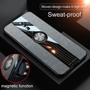 เคสกันกระแทก TPU สำหรับ <span class=keywords><strong>OPPO</strong></span> <span class=keywords><strong>Reno</strong></span> <span class=keywords><strong>10x</strong></span> <span class=keywords><strong>Zoom</strong></span> ลายผ้าเย็บ XINLI พร้อมที่วางแหวน - Product Image 5