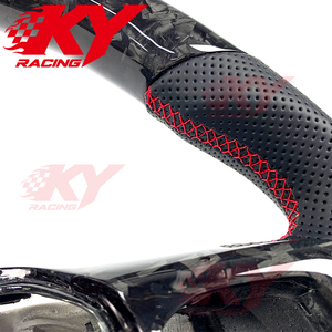 Volant de sport en fibre de carbone forgé sur mesure pour Ford Ranger Raptor 2025, Mustang, F150, Focus, Fiesta - Product Image 2