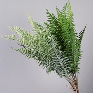 高品质人造塑料真触感蕨类植物绿叶，适合家居、毕业典礼、圣诞节、婚礼装饰 - Product Image 4