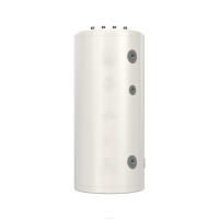 Chauffe-eau domestique à pompe à chaleur avec grande surface d'échange, chauffage au gaz, solaire et électrique, réservoir de stockage et de tamponnage