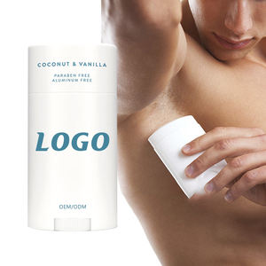 Desodorante corporal de etiqueta privada Natural Vegan 75g Desodorante antitranspirante en Barra para hombres - Product Image 1