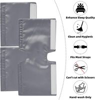 Ensemble de harnais de sommeil CPAP en satin réutilisable de qualité supérieure avec housses de sangle pour masque série F30i, lavable, fournitures pour l'apnée du sommeil, service OEM
