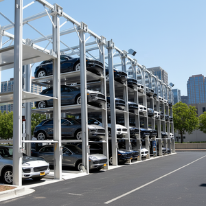 Système de stockage de voitures à plusieurs niveaux, élévateur de stationnement à quatre niveaux - Product Image 2