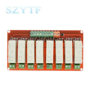 Modul Relay Solid-State DC Kontrol DC Pemicu Tingkat Tinggi 1 2 4 8 Saluran Relay Listrik Fase Tunggal Solid State 5A