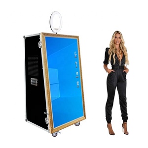 Venta al por mayor de accesorios portátiles para <span class=keywords><strong>bodas</strong></span> Selfie Magic Miroir Photobooth Kiosk Magic Photomaton party Photo Mirror Booth para la venta - Product Image 1