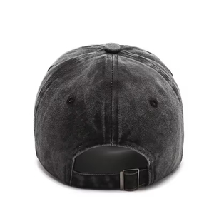 Gorra de Béisbol con Estampado de Leopardo y Logotipo Personalizado, Gorra de Estilo Americano de Algodón Lavado al por Mayor, Gorra de Papá con Visera Curva y Encaje de Terciopelo - Product Image 2