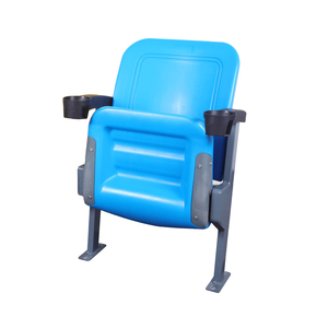 Silla de plástico HDPE para montaje en el suelo, asiento fijo con portavasos, CS-V1-GLS - Product Image 6