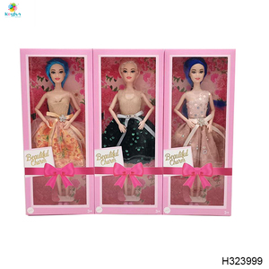 Bambola Principessa Sposa 2025 con Capelli Lunghi 11,5 Pollici, Realistica con 9 Articolazioni Mobili, 2 Stili Misti in Plastica per Set Giocattoli per Bambine - Product Image 2