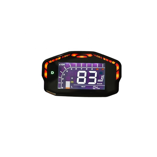 Ebike Speed Control Meter LCD 48V-72v One-line Protocol Electric Motorbike Display for Electric Motorcycle Fardriver Controller
