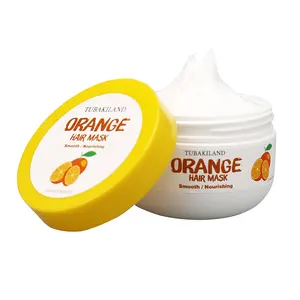 250ml Smooth And Nourishing Wholesale Orange Simple Pure Hair Mask