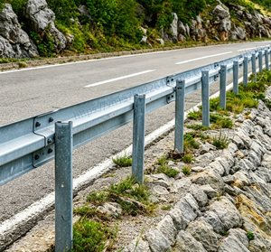 Barrière de collision pour autoroute à double poutre galvanisée à chaud, en acier Q235, avec coussin de collision, prix usine, barrière à câbles Sigma Post - Product Image 6