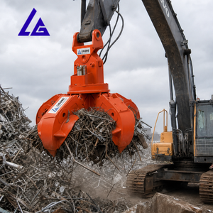Grappin à déchets à cinq griffes de type « Orange Peel » à capacité accrue et résistant aux chocs pour la manutention de la matière combustible dérivée des déchets - Product Image 5