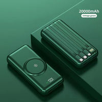 Cargador Inalámbrico HYTO 2026, Bancos de Energía para iPhone, Samsung, Xiaomi, 20000 mAh, 30000 mAh, Cables Integrados, Banco de Energía 4 en 1