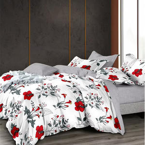 Fabrieksdirect levering, populaire microvezel polyester hoeslakenset, 100% Egyptisch katoen microvezel hoeslakenset, beddengoedset - Product Image 4