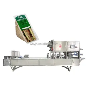 Haute qualité grande capacité alimentaire plateau en plastique Machine à sceller plateau Sandwich instantané emballage équipement d'étanchéité
