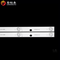 Vente en gros Bande de rétroéclairage TV LED JHT037-2620 avec 4LED 6V2W Corps en aluminium Télécommande à lumière blanche froide pour bandes TV 24 pouces