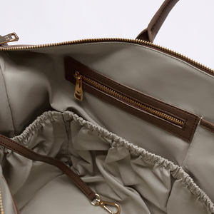 Borsa Multifunzionale di Lusso per Neonati e Mamme, Impermeabile, per Viaggi e Allattamento, <span class=keywords><strong>Zaino</strong></span> <span class=keywords><strong>Porta</strong></span> Pannolini in Pelle Vegana - Product Image 4