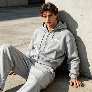 Cropped hoodie men's <b>sets</b>,3D Embroidered acid washed Streetwear Hoodie <b>Sweatpants</b> <b>Sets</b> for Men,100% Cotton Tracksuit men clothes - Product Image 4