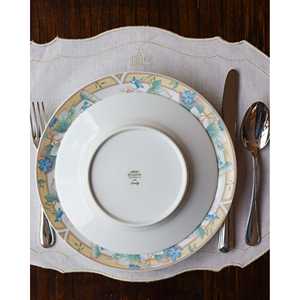 Servizio di Piatti Completo Richard Ginori Empire da 12 Pezzi con Decorazione Floreale Pastello e Vassoi di Servizio - Product Image 6