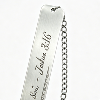 Marcapáginas Metálico Personalizado Holywell, Aleación/Latón/Zinc/Hierro, Chapado en Oro, Imitación Antigua, Grabado, Esmalte Suave, Fundición, Día del Padre