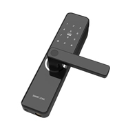 Cerradura Inteligente para Puerta Interior de Fábrica, Cerradura Electrónica con Huella Dactilar y Código, Cerradura Magnética con Tarjeta de Inducción para Puerta de Casa