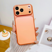 Funda de PC Mate con Cristal AG y Protector de Lente para iPhone 17, 16, 15, 14 con Logo, Estilo To 17 Pro
