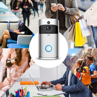 Anneau intelligent de téléphone de porte vidéo activé par Wi-Fi domestique M3 avec sonnette de caméra
