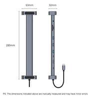 Kabel Male to Male 40Gbps untuk Data Cepat dengan Pengisian Daya 100W, Kompatibel USB 3.0 & USB 2.0, Tersedia