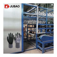 Gants en nitrile de qualité alimentaire JUBAO JB-SUB12, semi-imprégnés, machine haute capacité 5200 paires/heure, contrôle PLC + écran tactile