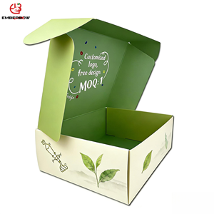 EMBERBOW Custom Heavy-Duty Rigid Paper <b>Box</b> Rectangle Ivory Board Eco-Friendly Four-Color Printing Reusable Magnetic Closure <b>Gift</b> - Product Image 1