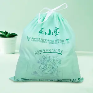 Atacado biodegradável lixo doméstico sacos 13 galão cordão