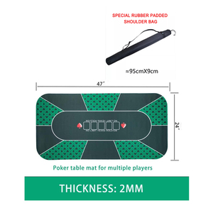 Tapete de mesa de póquer Mtg grande personalizado de fábrica, diseño gratuito para tarjetas de juego, tapete de juego, juego de póquer de cartas con Base de goma Natural - Product Image 4